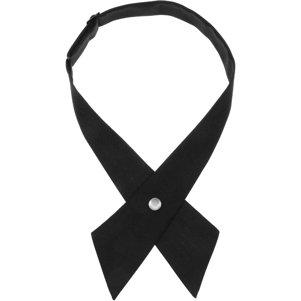Bow Tie Pre Tied - Регулируемая готовая галстуко-бабочка с перекрестным дизайном