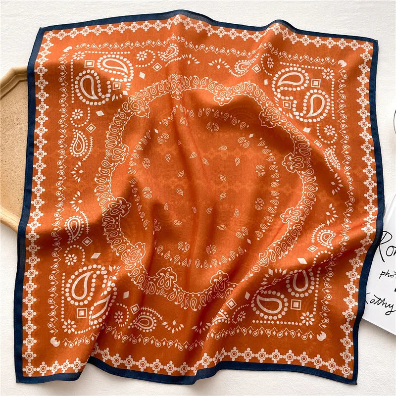 Bandana Cotton - Женский шарф из чистого хлопка, квадратный