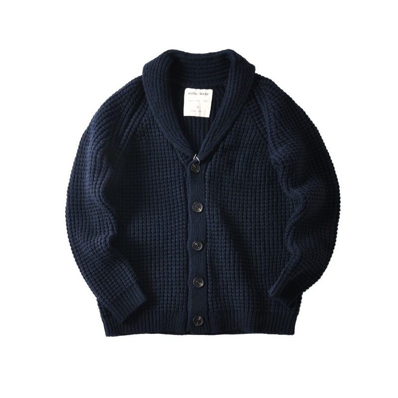 Muffler Men Wool - Европейский винтажный массивный вязаный свитер из