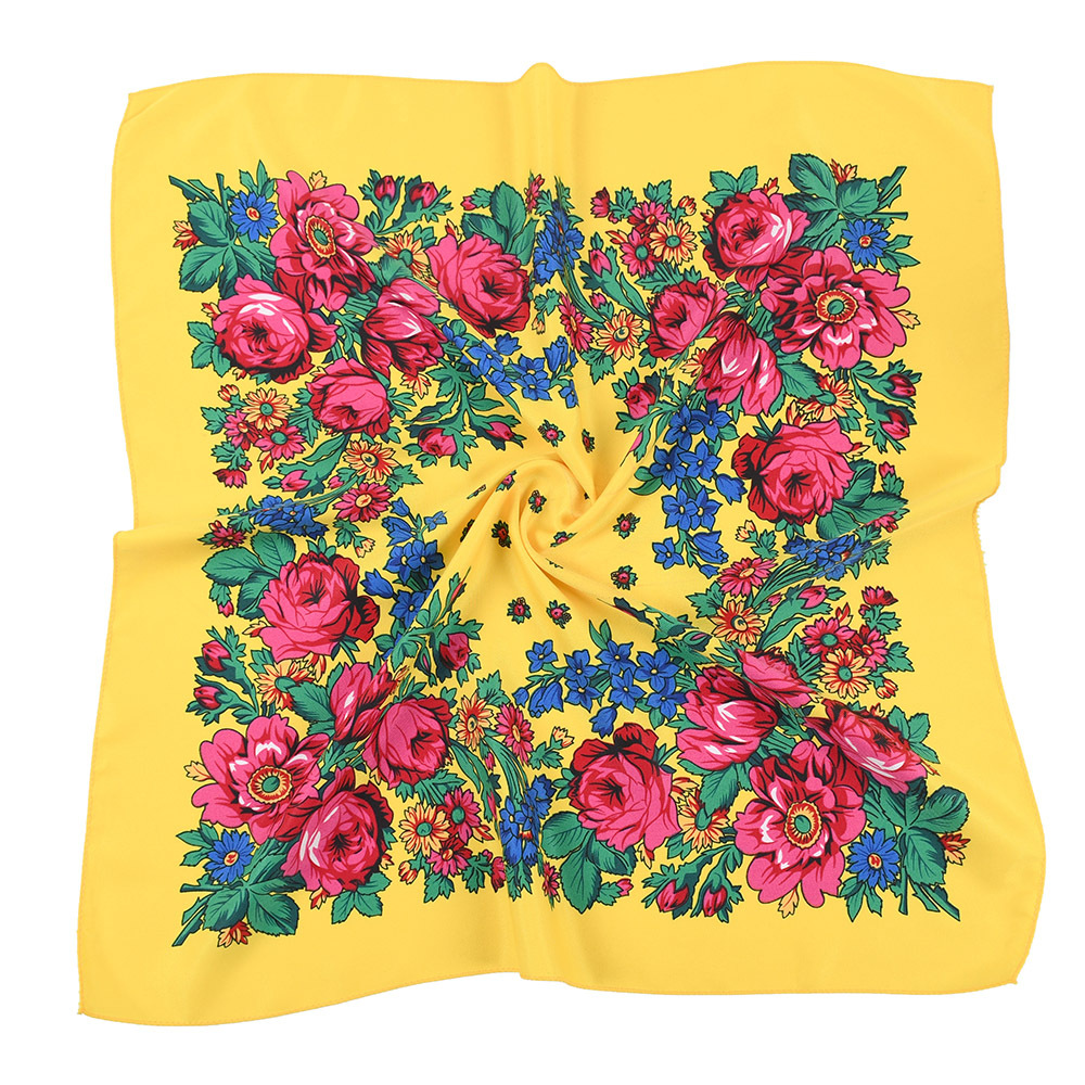 Bandana Cotton - 70*70 см квадратный шарф в русском
