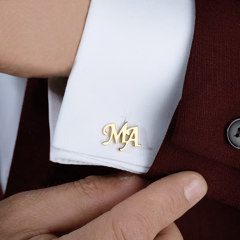 Tie Clip Silver - Запонки мужские под заказ, запонки из