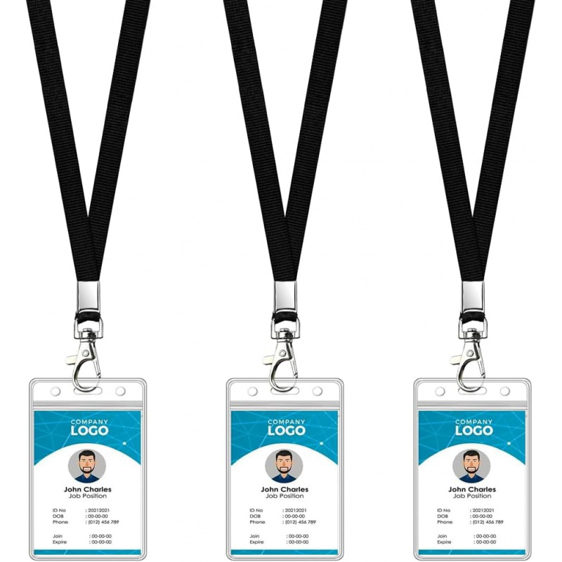 Lanyard Badge Holder - Комплект из 3 круизных шнурков с