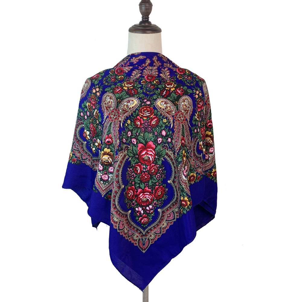 Bandana Cotton - 100*100 см русский квадратный шарф женский