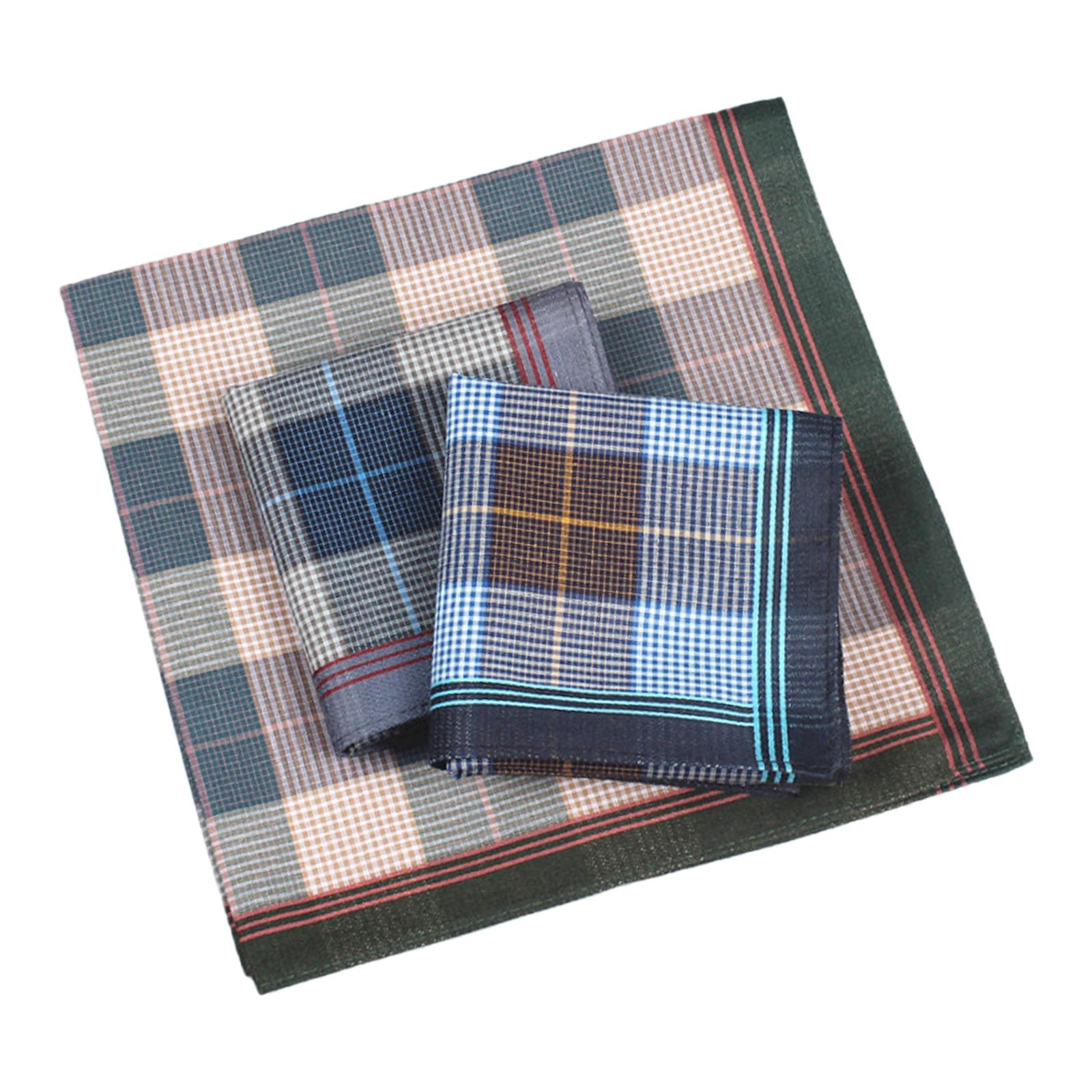 Handkerchief Cotton Men - Набор из 6 универсальных легких платков-паше