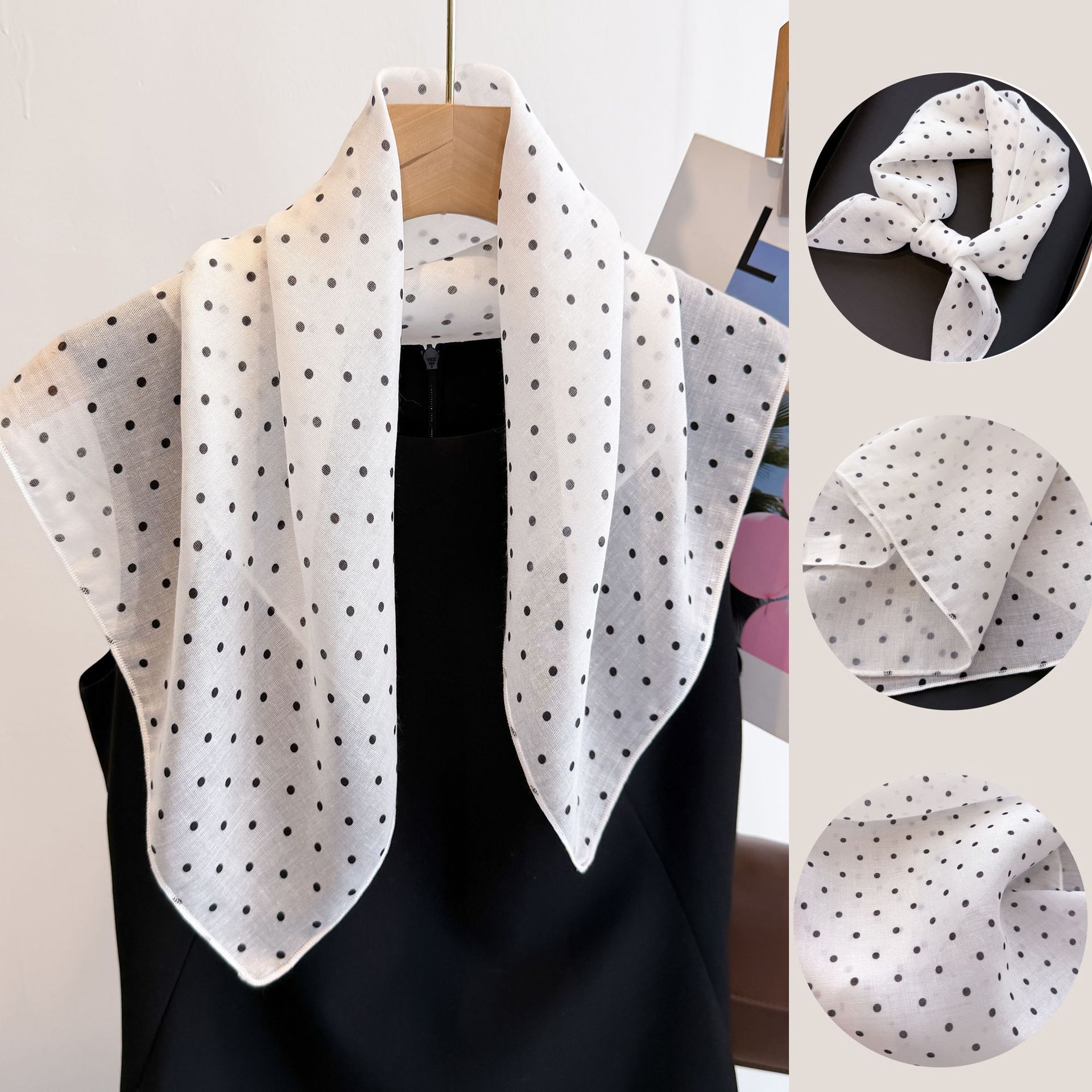 Bandana Cotton - Квадратный платок из хлопка и льна