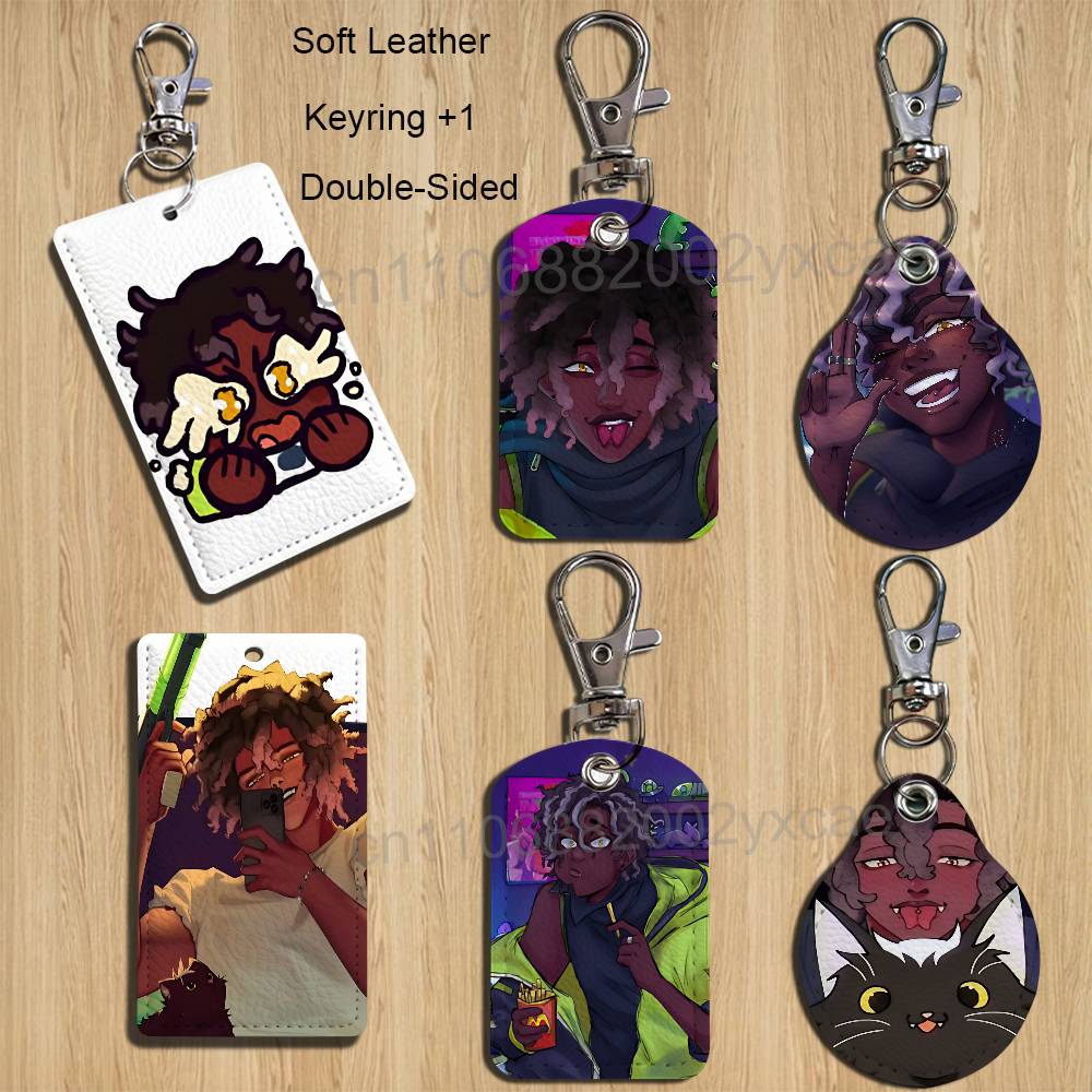 Lanyard Badge Holder - Кожаный брелок-держатель для бейджа M-Micah Yujin