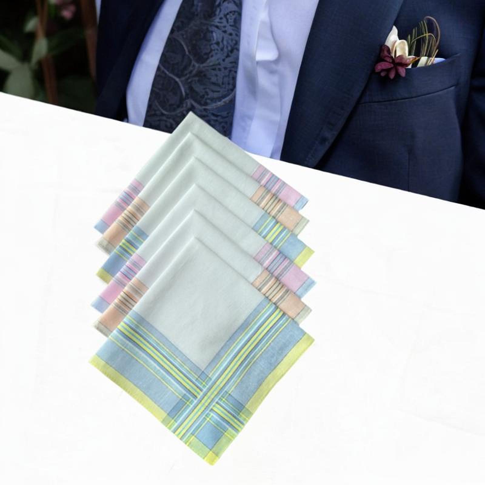 6 шт. хлопковых мужских носовы – обзор и цена Handkerchief Cotton Men