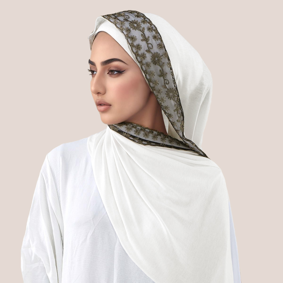 Хлопковый трикотаж с кружевной – обзор и цена Head Wrap Turban