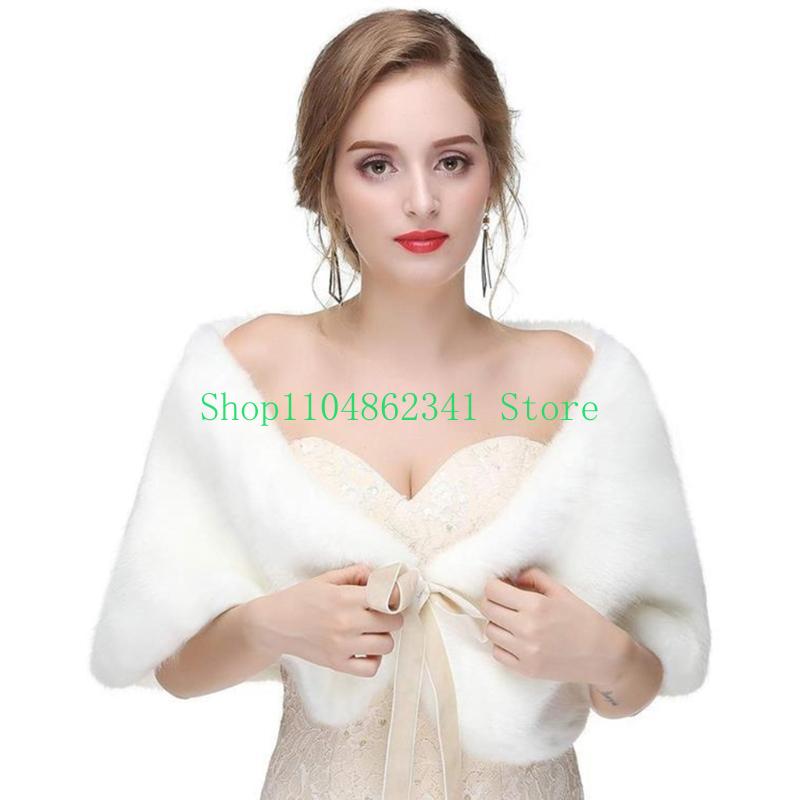 652F Изысканный палантин из ис – обзор и цена Stole Wedding Shawl