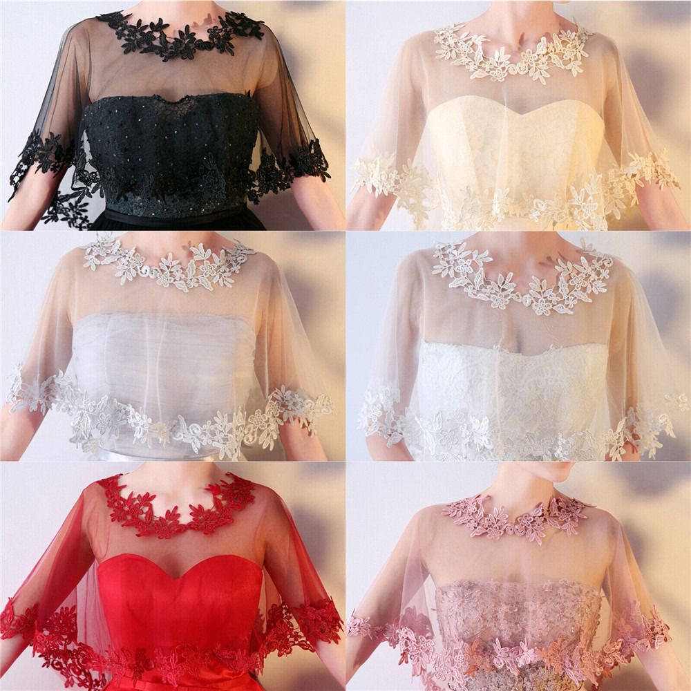 Модная кружевная накидка с кор – обзор и цена Stole Wedding Shawl
