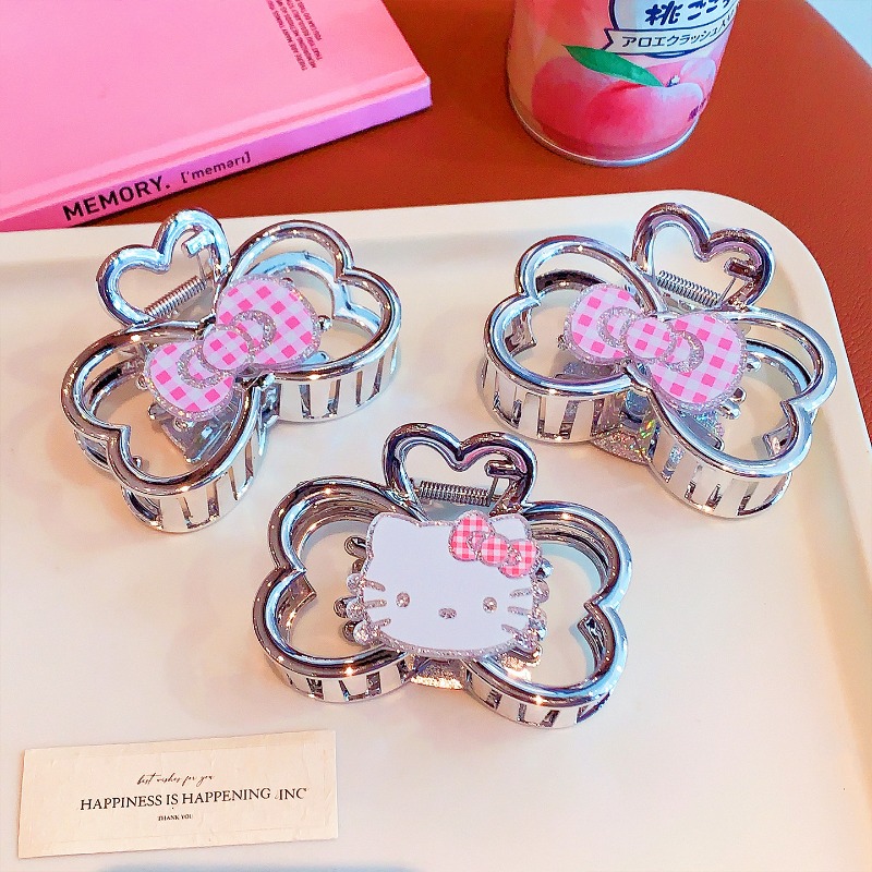 Заколка-краб Hello Kitty Kawai – обзор и цена Tie Clip Silver