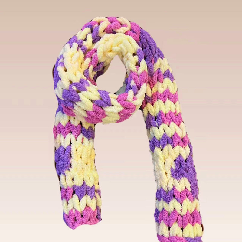 Пряжа с петлями для пальцев, 1 – обзор и цена Woven Scarf Blanket