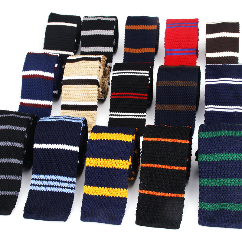 Мужской модный вязаный галстук – обзор и цена Skinny Tie Men