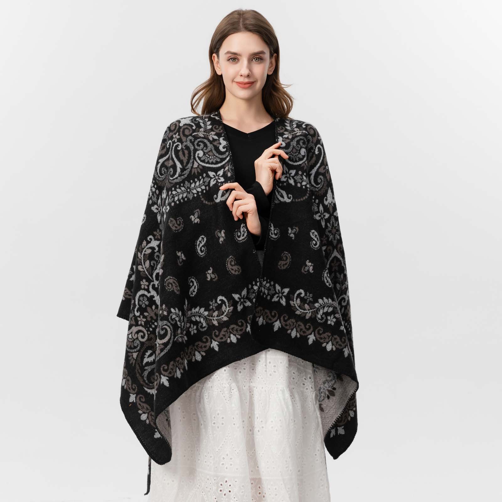 Роскошный женский кашемировый  – обзор и цена Stole Wedding Shawl