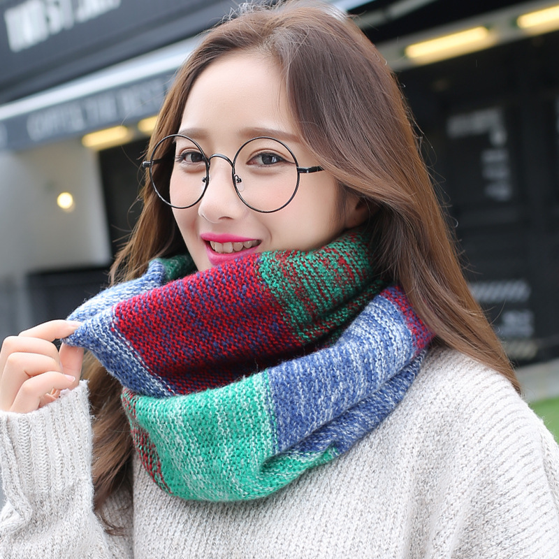 Радужные вязаные шарфы Infinit – обзор и цена Infinity Scarf Knit