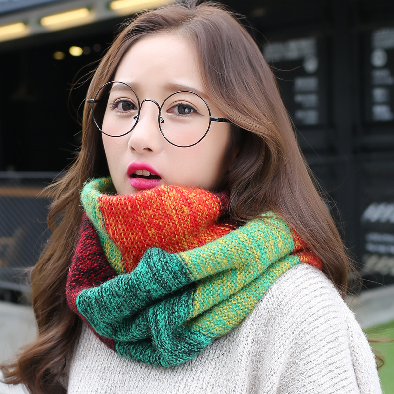 Радужные вязаные шарфы Infinit – обзор и цена Infinity Scarf Knit
