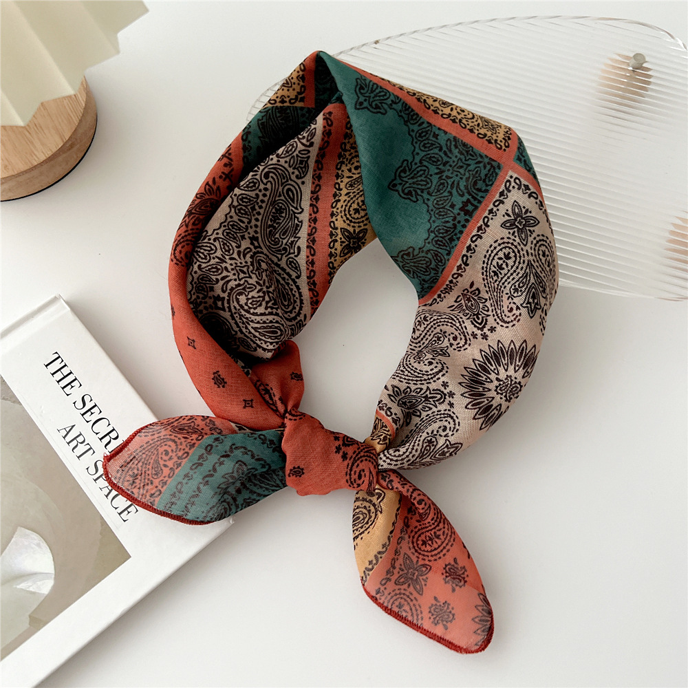 Модный хлопковый шарф, женский – обзор и цена Bandana Cotton