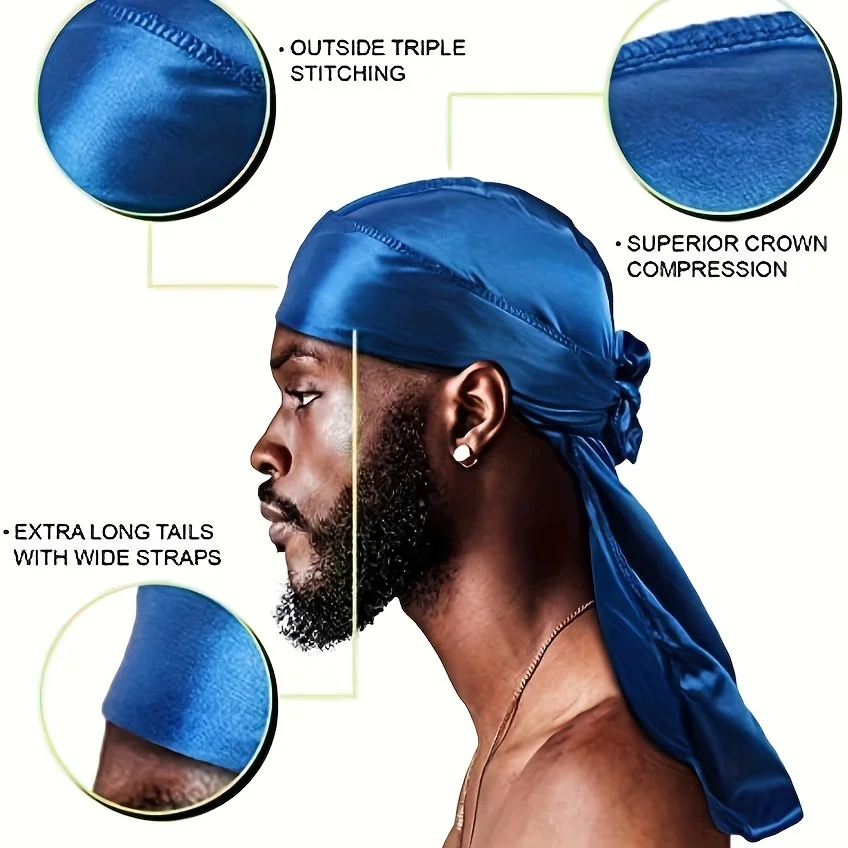 Мужская шелковая бандана-дураг – обзор и цена Bandana Doo Rag