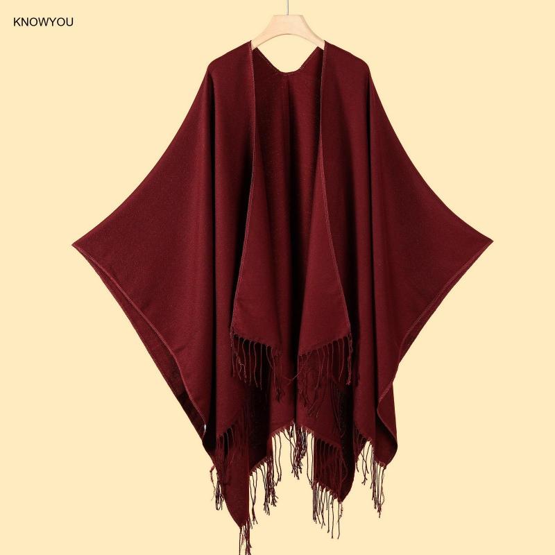 Сплошной цвет пончо для мужчин – обзор и цена Muffler Men Wool