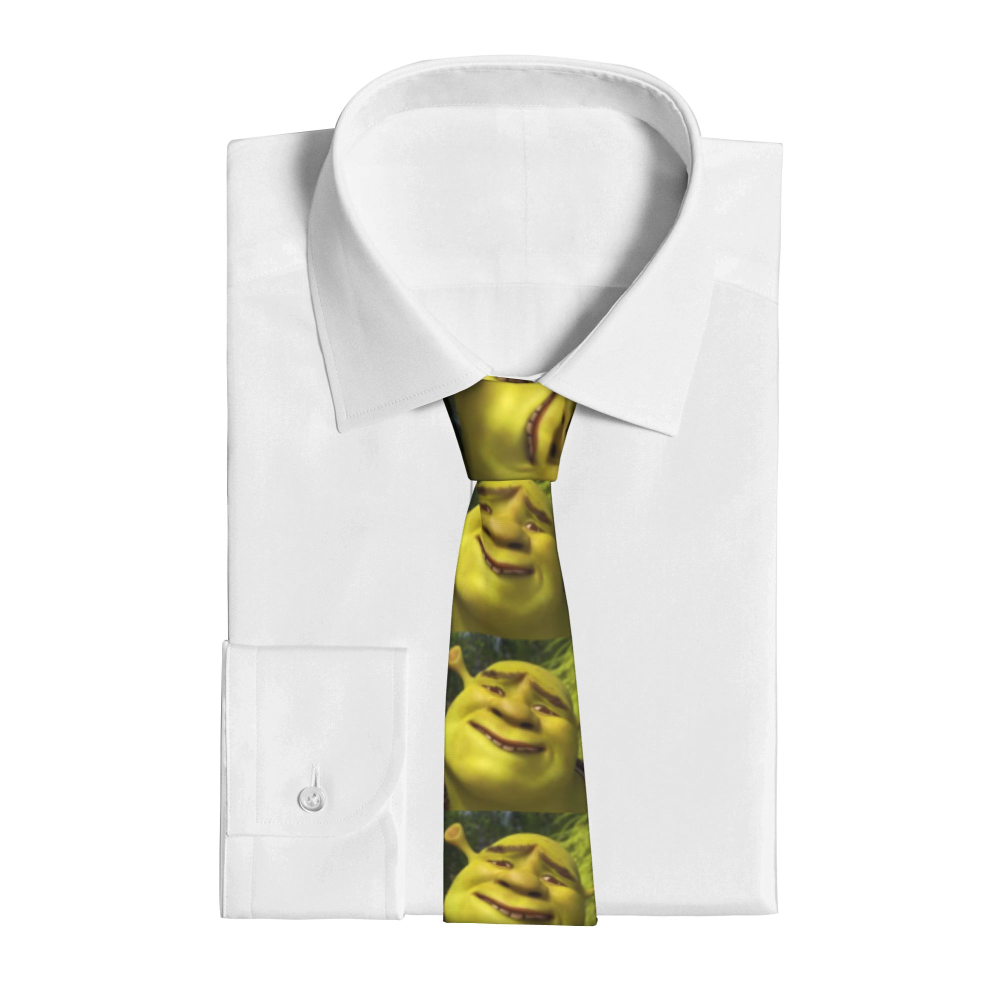 Галстуки с мемами Шрека, аниме – обзор и цена Skinny Tie Men