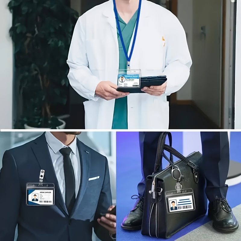 10 комплектов прозрачных держа – обзор и цена Lanyard Badge Holder