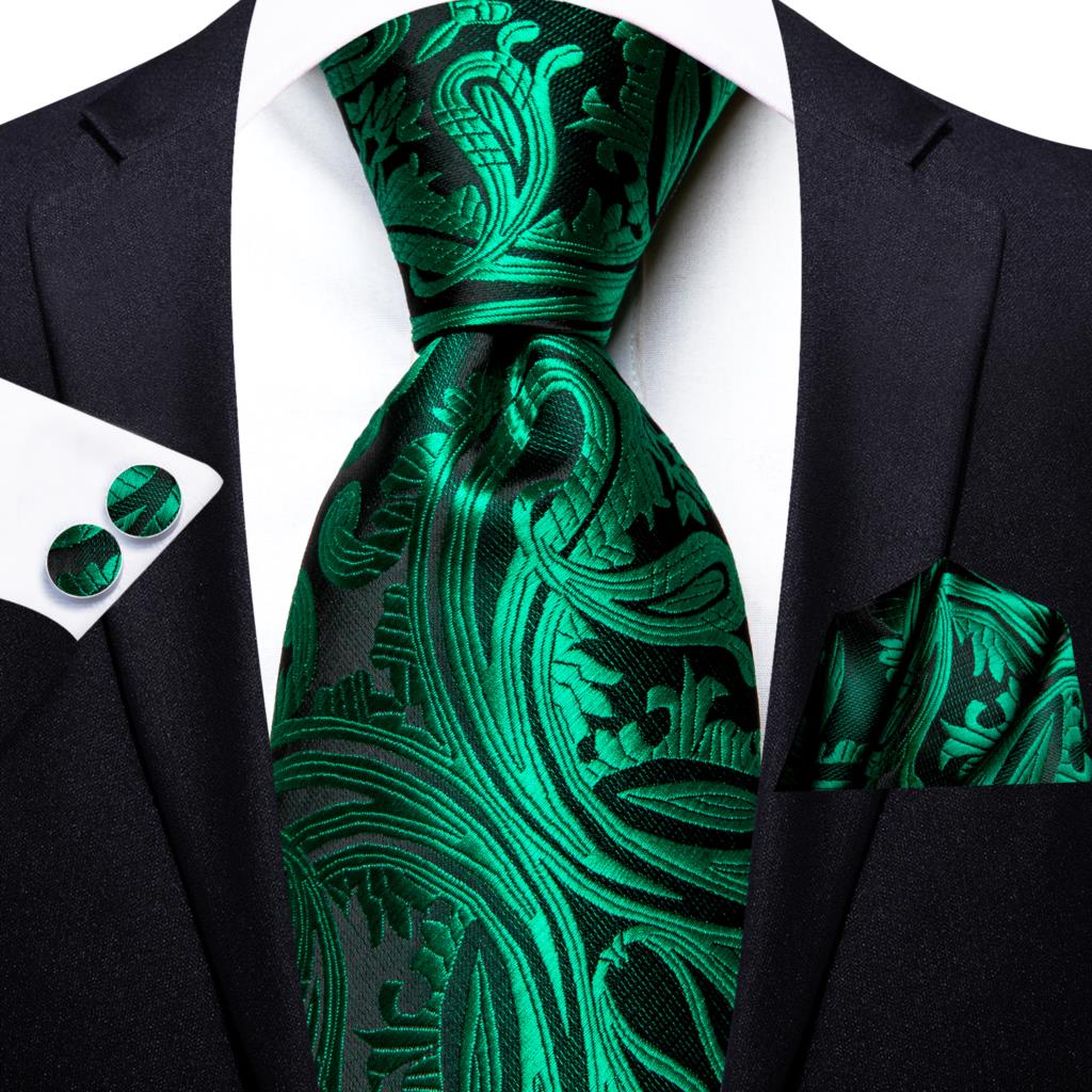 Зеленый шелковый галстук в пол – обзор и цена Silk Tie Striped