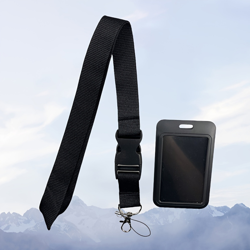 Черный шейный ремешок-держател – обзор и цена Lanyard Badge Holder