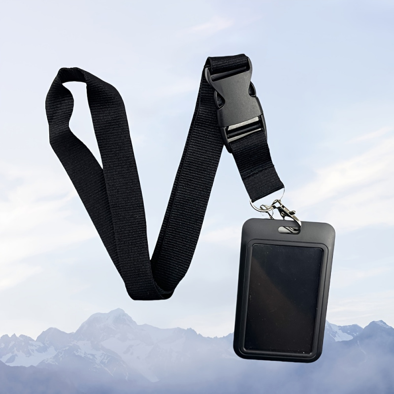 Черный шейный ремешок-держател – обзор и цена Lanyard Badge Holder