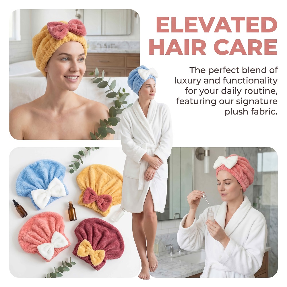 Шапочка для сушки волос из мик – обзор и цена Head Wrap Turban