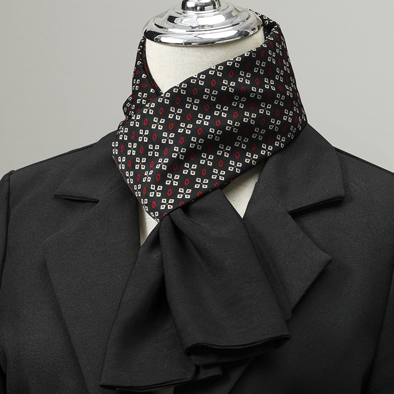 Мужской шарф, имитация шелка,  – обзор и цена Silk Neck Scarf