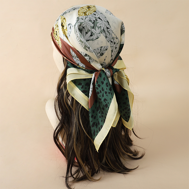 70x70 см женский шарф шелковый – обзор и цена Head Wrap Turban