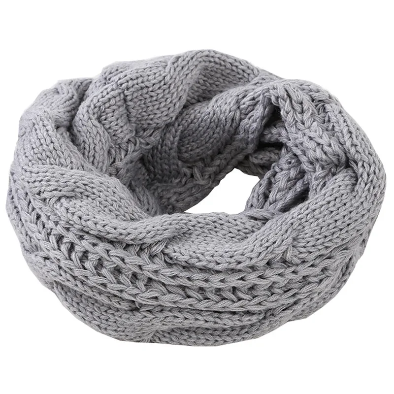 Мужчины Женщины Мальчики Девоч – обзор и цена Infinity Scarf Knit