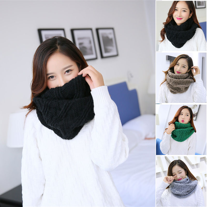 Зимний мягкий массивный вязаны – обзор и цена Infinity Scarf Knit