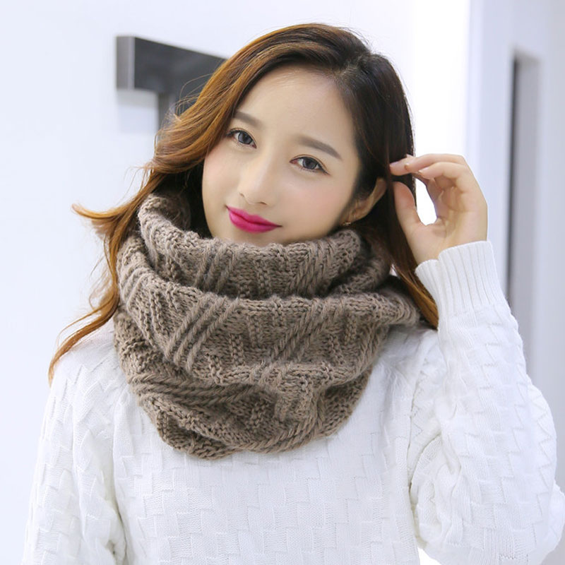Зимний мягкий массивный вязаны – обзор и цена Infinity Scarf Knit