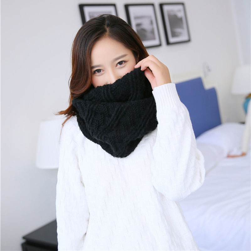 Зимний мягкий массивный вязаны – обзор и цена Infinity Scarf Knit